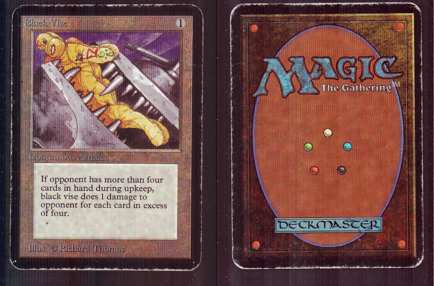 1 Black Vise (D01) Alpha Artifact 1x x1 MtG Magic Rare Card eBay