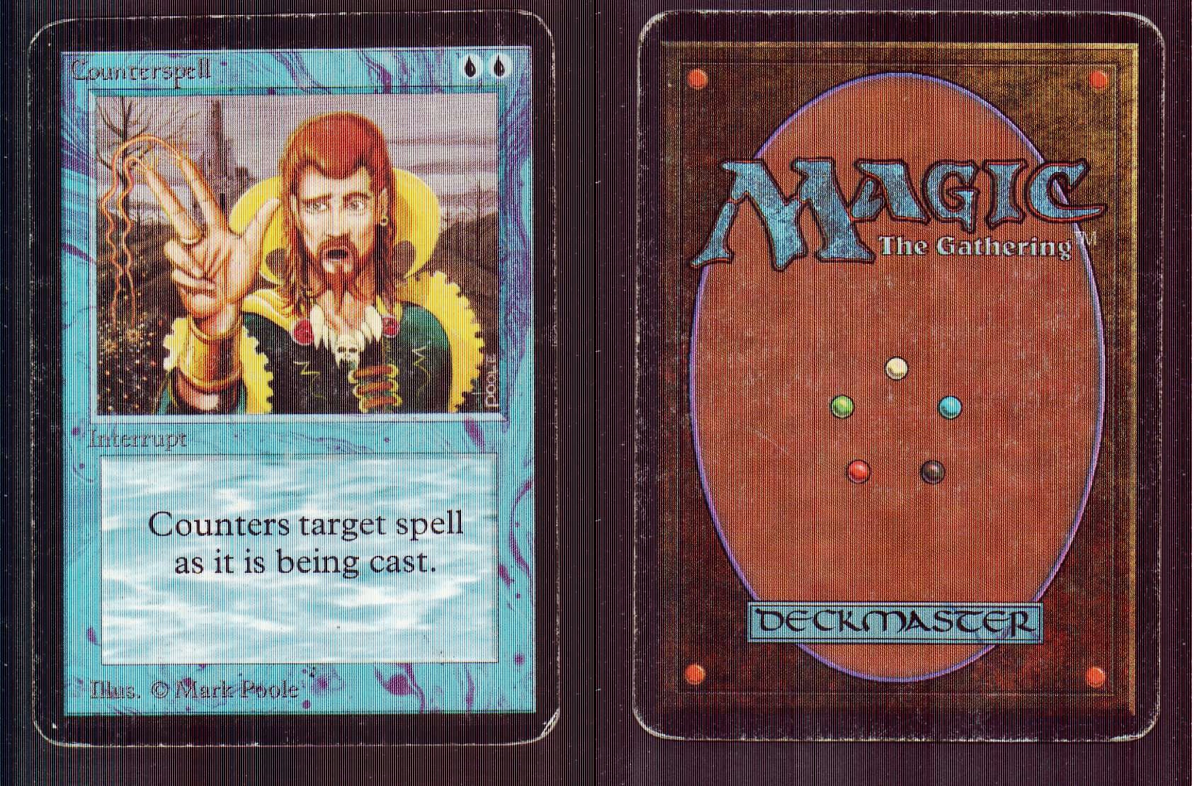 1 Counterspell (D01) Alpha Blue 1x x1 MtG Magic Rare Card eBay