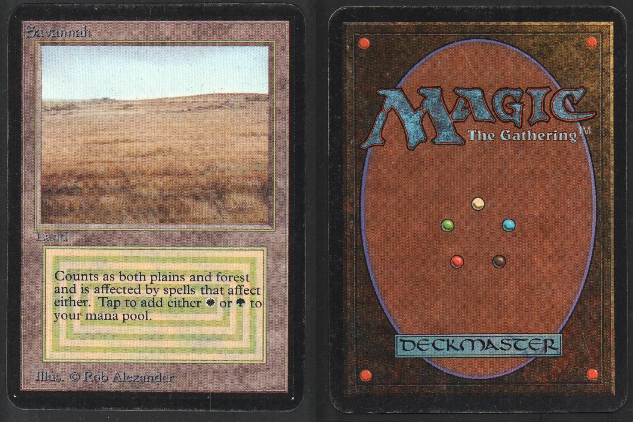 1 Alpha Savannah (H01) Land Rare MtG Magic the Gathering Card eBay