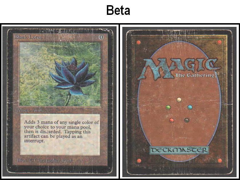 1 Black Lotus (29) Beta Artifact P9 Power9 MtG Magic Rare Card the