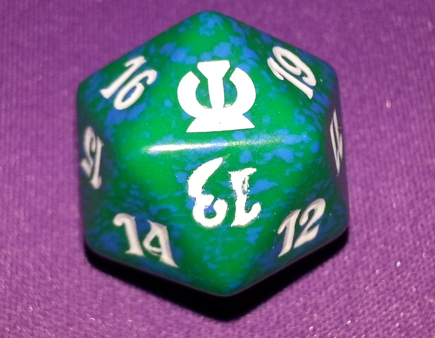 1 Green SPINDOWN Die Theros, 20 sided Spin Down Dice MtG Magic the Gathering d20 eBay