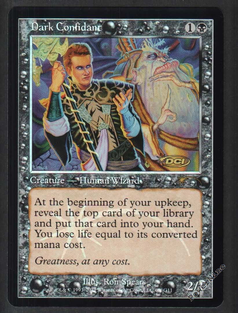 1 PROMO Dark Confidant JUDGE MtG Magic FOIL Black Rare 1x x1 eBay