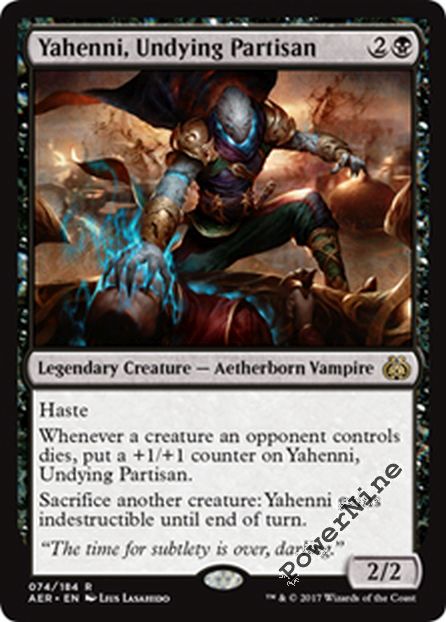 Undying Partisan Aether Revolt Modern Magic the Gathering x1 NM MTG 1x Yahenni