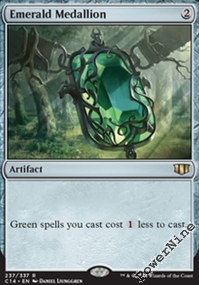 4 PreCon PLAYED Sapphire Medallion Artifact C14 Commander 2014 Mtg Magic Rare