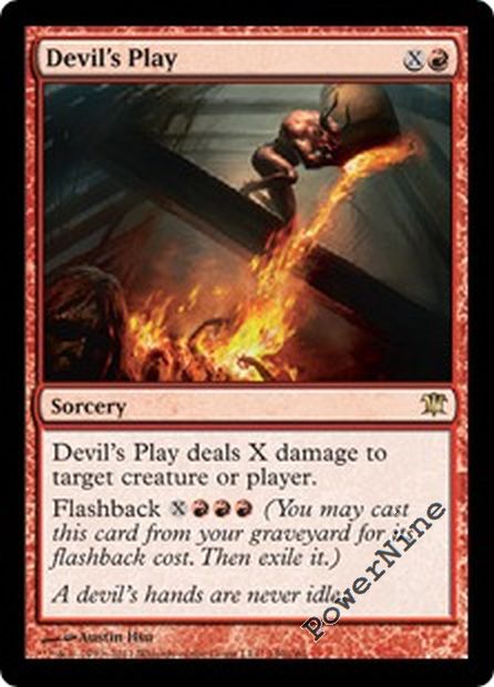 4x MTG: Riot Devils Magic Card ISD Innistrad Red Common