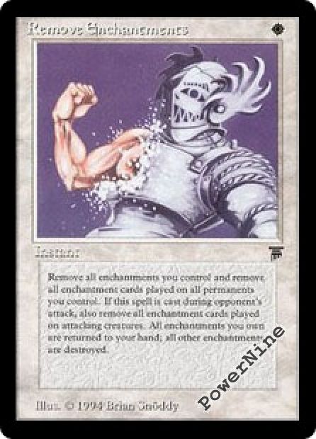 1x Remove Enchantments MTG Legends NM Magic Regular
