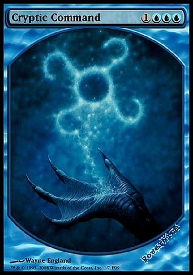 1 PROMO FOIL Cryptic Command - Blue Magic Player Rewards MPR Mtg Magic