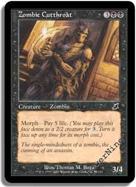 Zombie Cutthroat FOIL Scourge NM Black Common MAGIC GATHERING CARD ABUGames