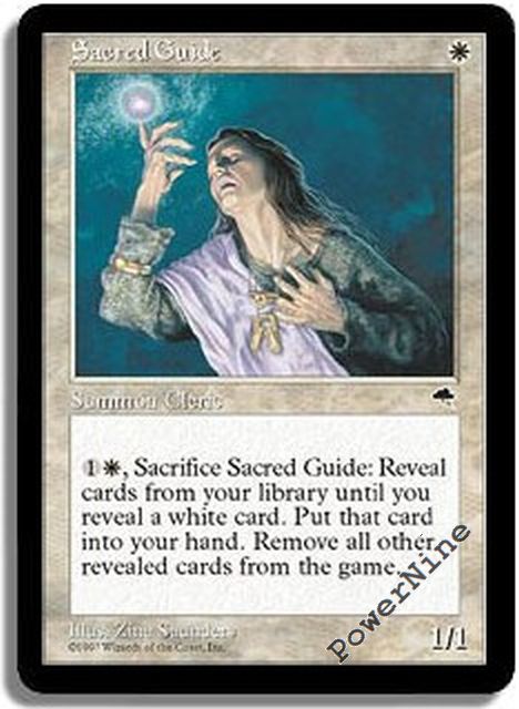 English Tempest MTG Magic 4x Sacred Guide NM-Mint