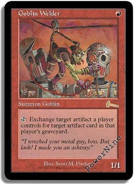 Magic The Gathering ~ 1x Goblin Welder ~ Urza/'s Legacy ~ M//NM