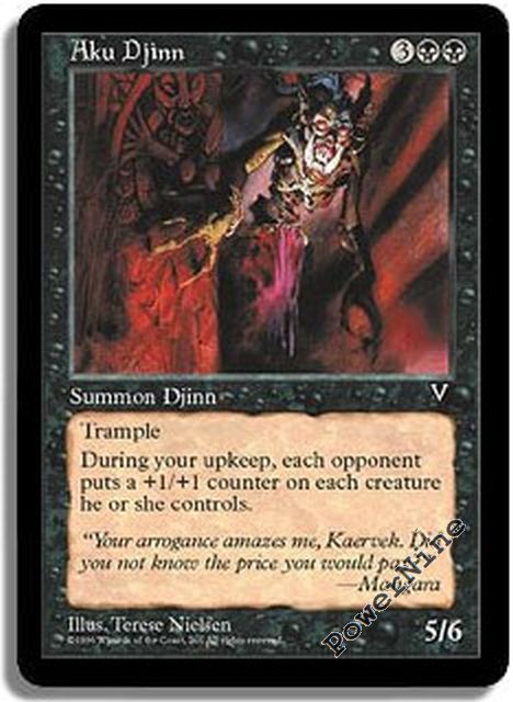 4x Sulam Djinn MTG Invasion NM Magic Regular